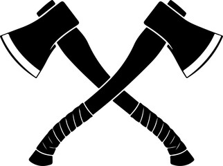 Woodcutter Axe Tool silhouette vector illustration