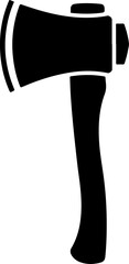 Woodcutter Axe Tool silhouette vector illustration