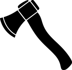 Woodcutter Axe Tool silhouette vector illustration