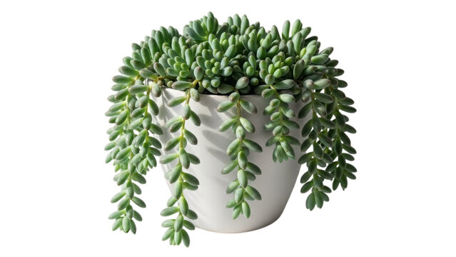 Sedum Burrito Burro&rsquo;s Tail Succulent Isolated 