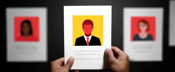 managers assessing applicant profiles to create a solid team base