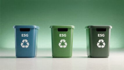 ESG-corporate-social-responsibility-sustainability-environment-green-recycle-bin-waste-management-ecology-conservation-planet-earth-professional-office-business-strategy-climate-change-policy