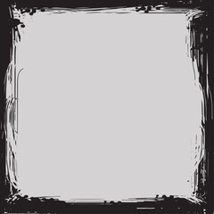 grunge square vintage border frame