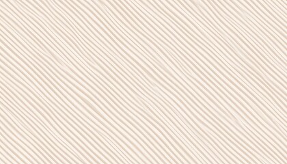 Obraz premium Close-up view of a subtle diagonal wavy line pattern on a light beige background, creating a gentle textured surface.