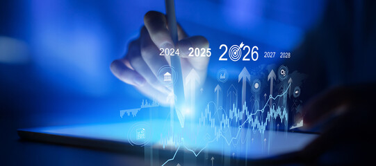 Future Business Performance Analysis Displaying Growth Trends And Strategic Goals.
