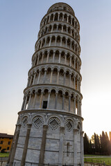 Leaning Tower of Pisa. Historic architecture. Pisa, Italy.
