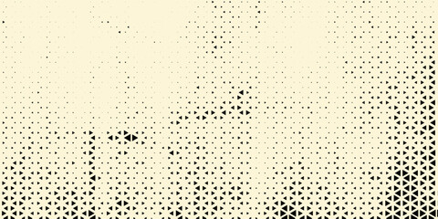 Halftone triangles pattern. Abstract geometric gradient background. Vector illustration, EPS 10. Vector illustration. Eps10