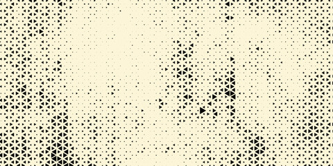 Halftone triangles pattern. Abstract geometric gradient background. Vector illustration, EPS 10. Vector illustration. Eps10