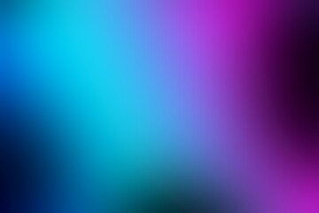Abstract blurred background image of blue, purple colors gradient used as an illustration. Designing for posters, interior, banner, card or advertisements.