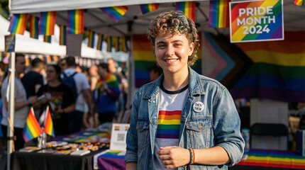 Pride month 2024 celebration community park event photography vibrant atmosphere eye-level view inclusivity