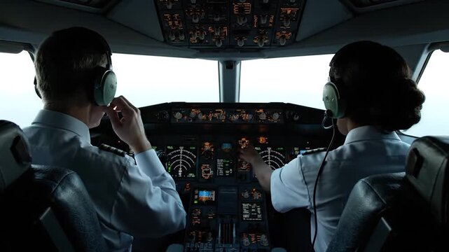 Pilots in the Cockpit - Navigating the Skies with Expertise.