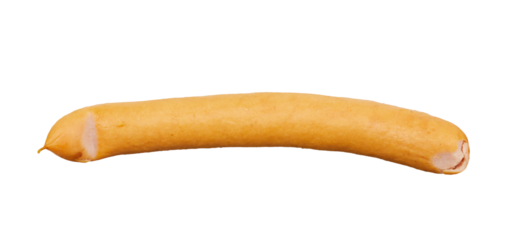 Wiener sausage isolated on white or transparent png