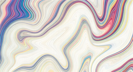 Elegant minimalist abstract with smooth flowing waves in soft white and light gray marble, accented by delicate golden veins&mdash;perfect for luxury branding, serene wallpapers, and modern interior design 