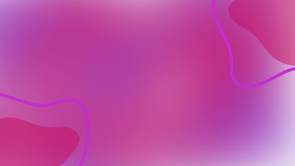 abstract background featuring a pink and purple gradient background with flowing, wavy shapes.