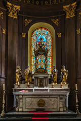 Obraz premium Église Saint-Marcellin-et-Saint-Pierre d'Hasnon, village situé en région Hauts de France