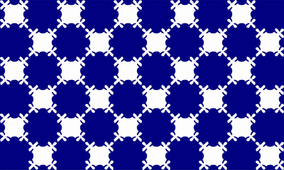 Blue dot louis block, Tiled floor Pattern, seamless geometric pattern in two tone blue. blue flower checkerboard, chessboard seamless Repeat pattern design for fabric printing