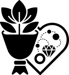 Romantic Gift Heart Icon