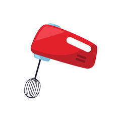 Hand mixer icon vector illustration, mixer clip art, electric hand mixer icon kitchen appliance baking tool vector