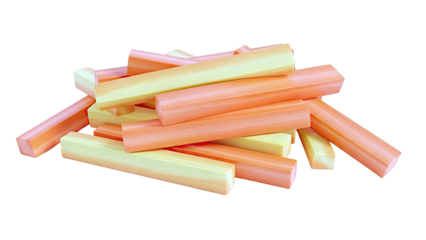 Pile of Orange and Yellow Rods
