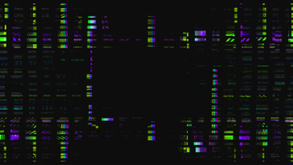 Glitch Screen Effect. Abstract Technology Background