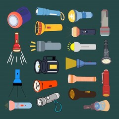 various flashlights