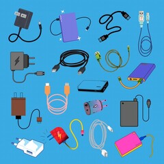 various phone charger wires