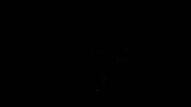 Cinematic Meteor Shower &ndash; Asteroid Fireball Falling From Space