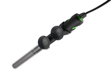 Aquarium heating system isolated on white background. Aquarium water heater. Temperature controller