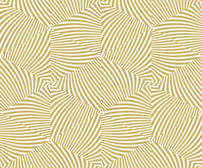 Seamless pattern. Abstract striped background. Black and white design. Vector illustration for textile printing, packaging, wrapper, etc.