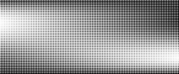 scanned paper, Halftone faded gradient texture. Grunge halftone grit background. White and black sand noise effect overlay background