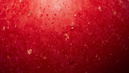4K Red Apple Skin Macro Texture