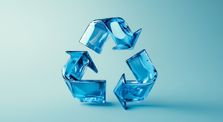 Transparent Recycling Symbol