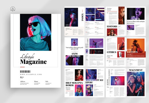 Lifestyle Magazine Template