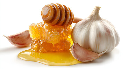 honey and garlic	
