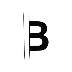 Initial B logo design vector Template Abstract Letter B vector illustration logo design.
