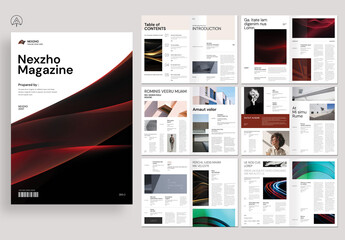 Nexzho Magazine Template