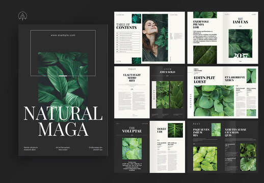 Natural Magazine Layout