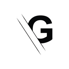 Initial G logo design vector Template Abstract Letter G vector illustration logo design.