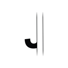 Initial J logo design vector Template Abstract Letter J vector illustration logo design.