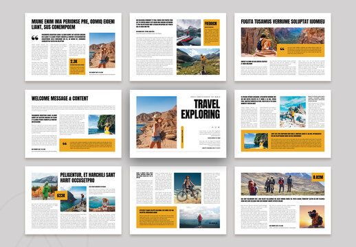 Travel Explore Landscape Layout