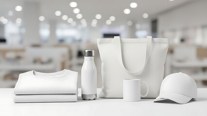 Blank Product Mockup Set for Logo Presentation