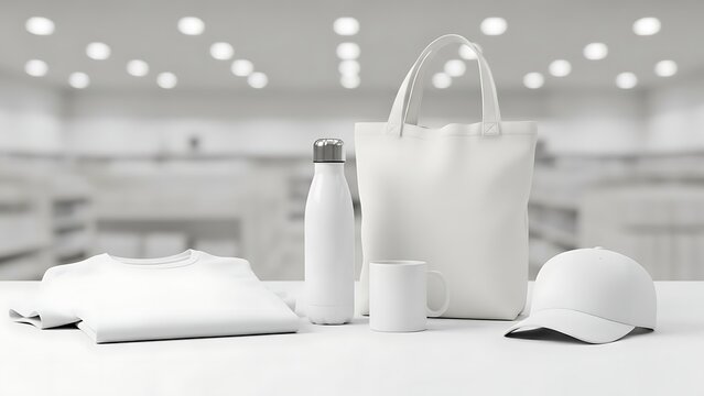 Professional Branding Mockup Set with Apparel and Accessories