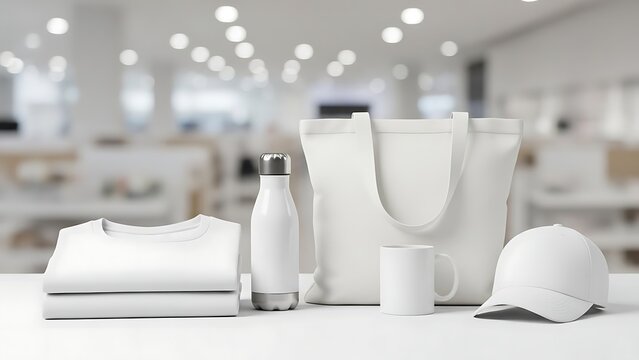 Blank Product Mockup Set for Logo Presentation