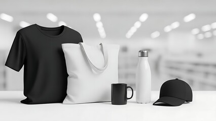 Professional Merchandise Product Mockup Set