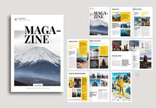 Travel Magazine Template