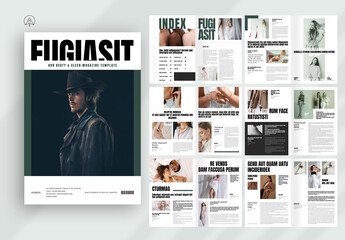 Our Beuty & Cleen Magazine Template