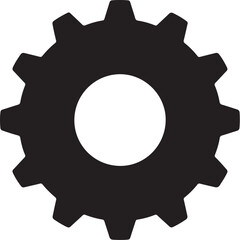 Gear & Cogwheel Silhouette Vector Bundle