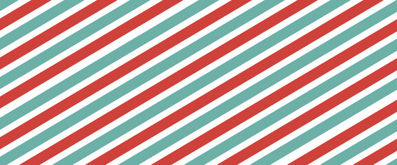 Blank airmail envelope frame, border with green and red striped line in christmas theme with 6000x2500 scale ratio for decoration, cutout, isolated.