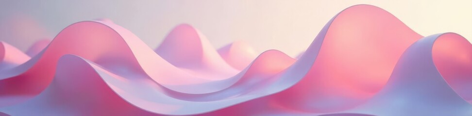 Intertwined pastel shapes, blurred edges, dreamy feel , dreamy, calm