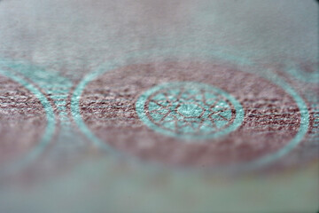 Close-Up Abstract Texture with Circular Patterns in Soft Colors